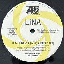 画像をギャラリービューアに読み込む, LINA / IT'S ALRIGHT (GANG STARR REMIX)