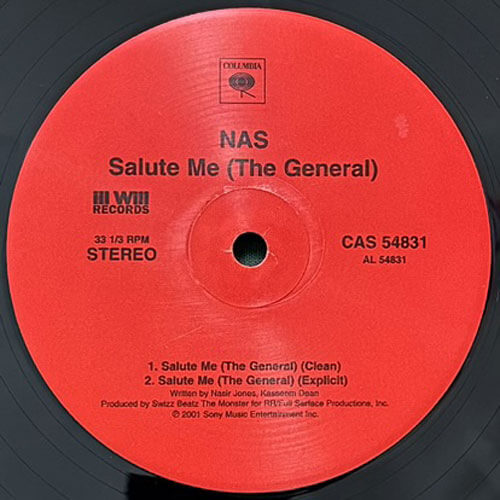 NAS / SALUTE ME (THE GENERAL)