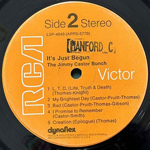 画像をギャラリービューアに読み込む, JIMMY CASTOR BUNCH / IT'S JUST BEGUN