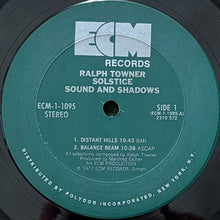 画像をギャラリービューアに読み込む, RALPH TOWNER / SOLSTICE SOUND AND SHADOWS