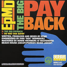 画像をギャラリービューアに読み込む, EPMD / THE BIG PAYBACK/SO WAT CHA SAYIN'