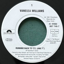 画像をギャラリービューアに読み込む, VANESSA WILLIAMS / RUNNING BACK TO YOU