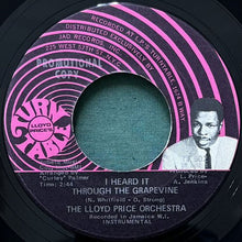 画像をギャラリービューアに読み込む, LLOYD PRICE ORCHESTRA / IT'S YOUR THING/I HEARD IT THROUGH THE GRAPEVINE