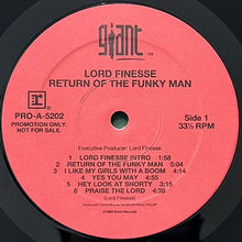 画像をギャラリービューアに読み込む, LORD FINESSE / RETURN OF THE FUNKY MAN