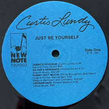 画像をギャラリービューアに読み込む, CURTIS LUNDY / JUST BE YOURSELF