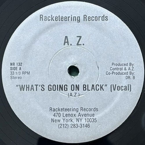 A.Z. / WHAT'S GOING ON BLACK – VINYL CHAMBER