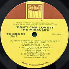 画像をギャラリービューアに読み込む, MIRACLES / DON'T CHA LOVE IT