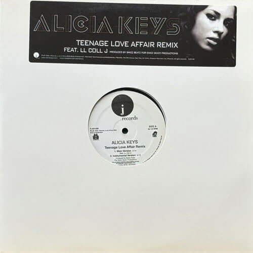 ALICIA KEYS / TEENAGE LOVE AFFAIR REMIX/LIKE YOU'LL NEVER SEE ME