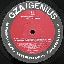 画像をギャラリービューアに読み込む, GZA/GENIUS / BREAKER, BREAKER/PUBLICITY