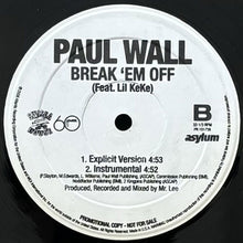 画像をギャラリービューアに読み込む, PAUL WALL featuring LIL KEKE / BREAK 'EM OFF