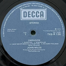 画像をギャラリービューアに読み込む, JOHN MILES / ZARAGON