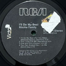 画像をギャラリービューアに読み込む, RITCHIE FAMILY / I'LL DO MY BEST