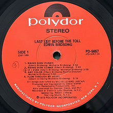 画像をギャラリービューアに読み込む, EDWIN BIRDSONG / SUPER NATURAL