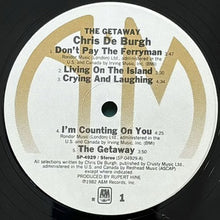 画像をギャラリービューアに読み込む, CHRIS DE BURGH / THE GETAWAY