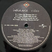 画像をギャラリービューアに読み込む, INDIA.ARIE / VIDEO