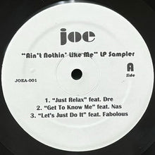 画像をギャラリービューアに読み込む, JOE / AIN'T NOTHIN' LIKE ME (LP SAMPLER)