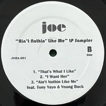 画像をギャラリービューアに読み込む, JOE / AIN'T NOTHIN' LIKE ME (LP SAMPLER)