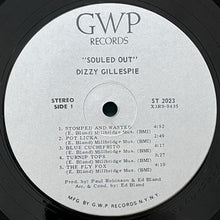 画像をギャラリービューアに読み込む, DIZZY GILLESPIE / SOULED OUT