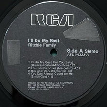 画像をギャラリービューアに読み込む, RITCHIE FAMILY / I'LL DO MY BEST