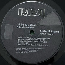 画像をギャラリービューアに読み込む, RITCHIE FAMILY / I'LL DO MY BEST