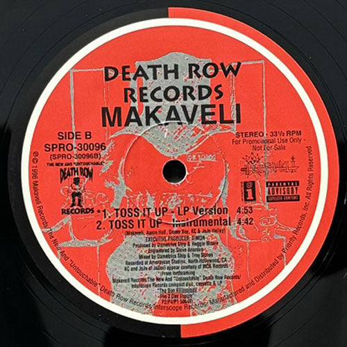 MAKAVELI (2PAC) / TOSS IT UP – VINYL CHAMBER
