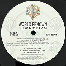 画像をギャラリービューアに読み込む, WORLD RENOWN / HOW NICE I AM