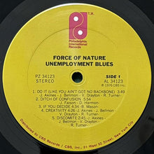 画像をギャラリービューアに読み込む, FORCE OF NATURE / UNEMPLOYMENT BLUES