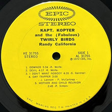 画像をギャラリービューアに読み込む, RANDY CALIFORNIA / KAPT. KOPTER AND THE (FABULOUS) TWIRLY BIRDS