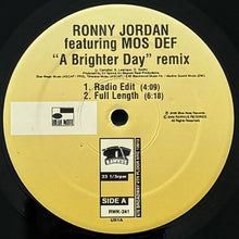 画像をギャラリービューアに読み込む, RONNY JORDAN featuring MOS DEF / A BRIGHTER DAY (REMIX)