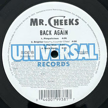 画像をギャラリービューアに読み込む, MR. CHEEKS / BACK AGAIN