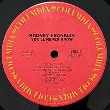 画像をギャラリービューアに読み込む, RODNEY FRANKLIN / YOU'LL NEVER KNOW