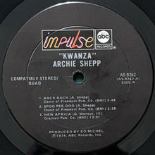 画像をギャラリービューアに読み込む, ARCHIE SHEPP / KWANZA