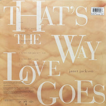 画像をギャラリービューアに読み込む, JANET JACKSON / THAT'S THE WAY LOVE GOES
