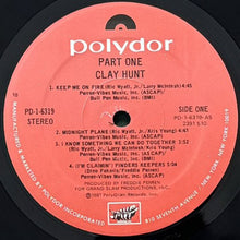 画像をギャラリービューアに読み込む, CLAY HUNT / PART ONE