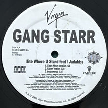 画像をギャラリービューアに読み込む, GANG STARR / NICE GIRL, WRONG PLACE/RITE WHERE U STAND