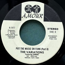 画像をギャラリービューアに読み込む, VARIATIONS featuring SAMAKI / PUT THE MUSIC ON FUNK (Part I)/(Part II)