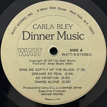 画像をギャラリービューアに読み込む, CARLA BLEY / DINNER MUSIC