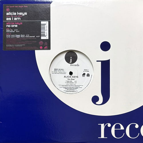 Alicia keys No One 7インチレコード ALICIA KEYS / NO ONE – VINYL CHAMBER