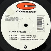 画像をギャラリービューアに読み込む, BLACK ATTACK / HOLDIN' IT DOWN/VERBAL ATTACK
