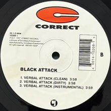 画像をギャラリービューアに読み込む, BLACK ATTACK / HOLDIN' IT DOWN/VERBAL ATTACK