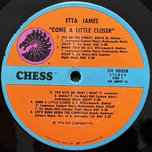 画像をギャラリービューアに読み込む, ETTA JAMES / COME A LITTLE CLOSER