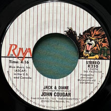 画像をギャラリービューアに読み込む, JOHN COUGAR / JACK & DIANE/CAN YOU TAKE IT