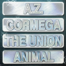 画像をギャラリービューアに読み込む, AZ, CORMEGA, THE UNION, ANIMAL / LET'S LIVE/KILLER INSTINCT