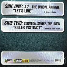 画像をギャラリービューアに読み込む, AZ, CORMEGA, THE UNION, ANIMAL / LET'S LIVE/KILLER INSTINCT