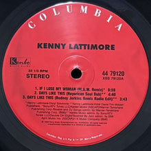 画像をギャラリービューアに読み込む, KENNY LATTIMORE / IF I LOSE MY WOMAN/DAYS LIKE THIS