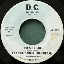 画像をギャラリービューアに読み込む, FRANKIE KARL & THE DREAMS / DON'T BE AFRAID (DO AS I SAY)/I'M SO GLAD