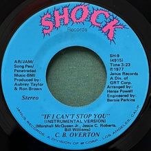 画像をギャラリービューアに読み込む, C.B. OVERTON / IF YOU CAN'T STOP YOU
