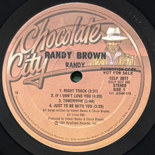 画像をギャラリービューアに読み込む, RANDY BROWN / RANDY