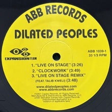 画像をギャラリービューアに読み込む, DILATED PEOPLES / LIVE ON STAGE/CLOCKWORK