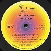 画像をギャラリービューアに読み込む, JOHN KLEMMER / MAGIC AND MOVEMENT